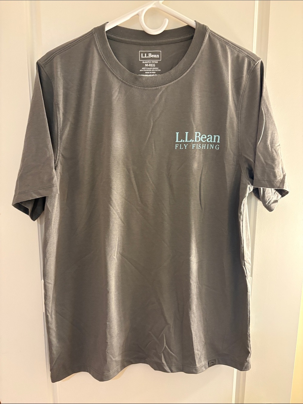 LLBean Men’s Fly Fishing Tshirt Olive Green (M) NWOT